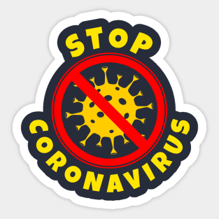 STOP Coronavirus Sticker